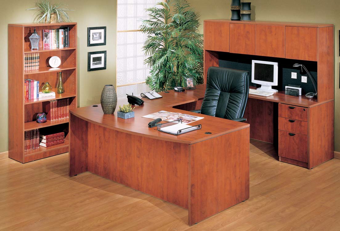 Boss Laminate U Shaped Workstation Desks Office Resource Group Image