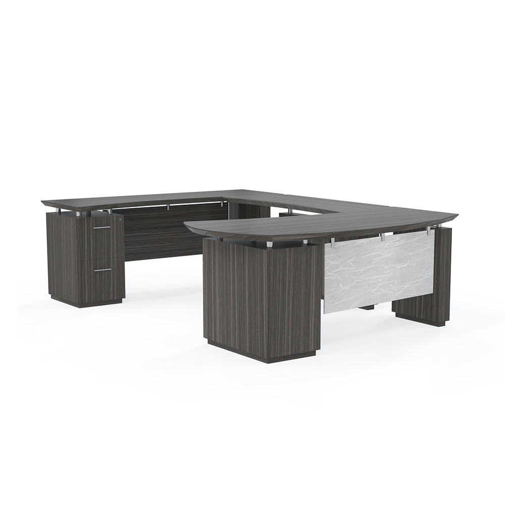 Mayline Sterling U Group Desk With 2 Peds 3 Colors New Office Office Resource Group