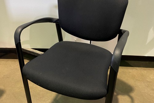 black side chair