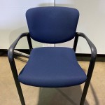 blue side chair