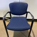 blue side chair