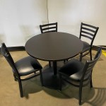table and chairs